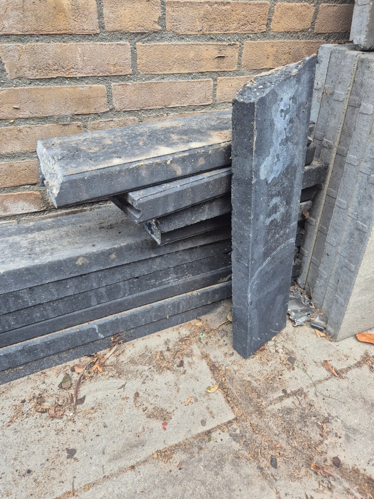 straat bandjes 15 x 5 antraciet opsluitband, Ophalen, 100 tot 200 cm, Biels, Nieuw
