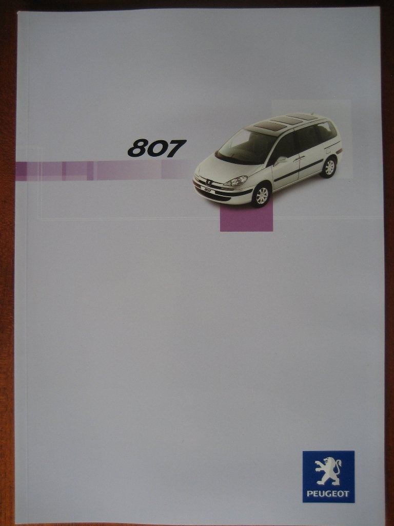 Peugeot 807 (maart 2003), Ophalen of Verzenden, Nieuw, Peugeot