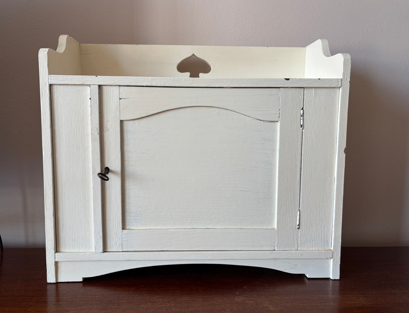 Hangkastje / wandkastje, vintage, brocante, Huis en Inrichting, Kasten | Overige, Ophalen, Gebruikt