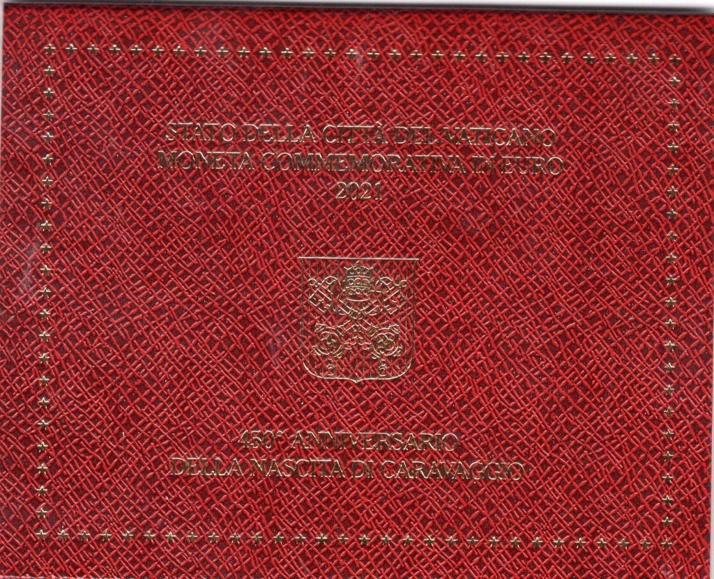 2 Euro Vaticaan 2021 - Caravaggio - BU Blister, Verzenden, Vaticaanstad, 2 euro, Losse munt