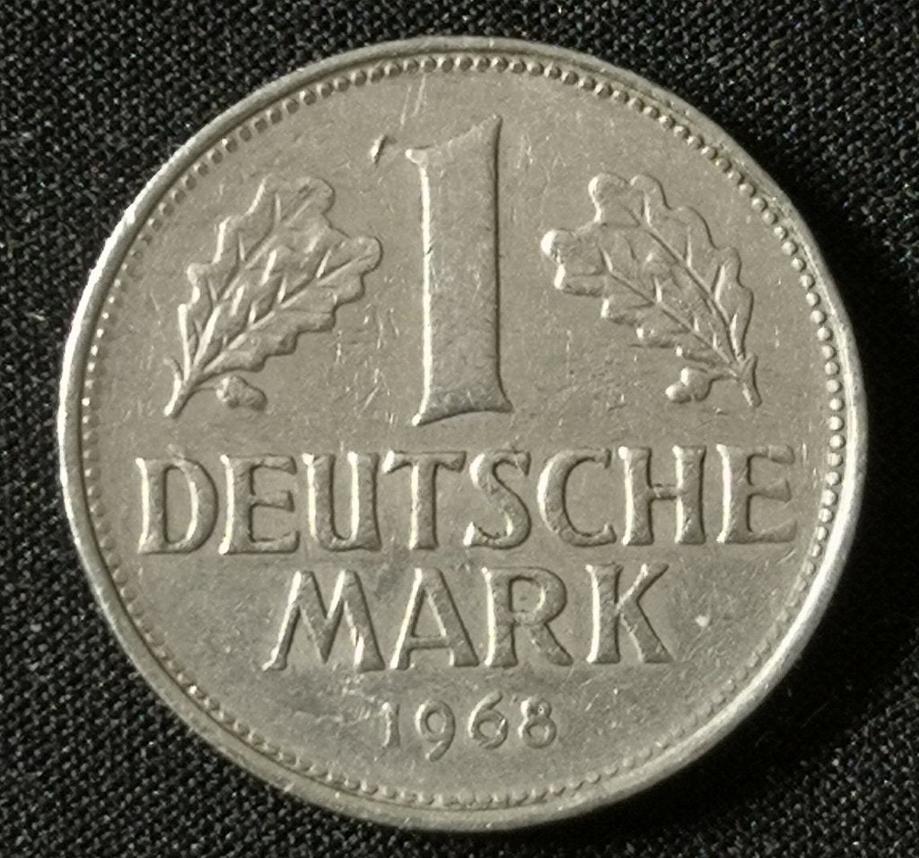 1 Duitse Mark Munt 1968 - Bundesrepublik Deutschland, Ophalen, Buitenland, Munten