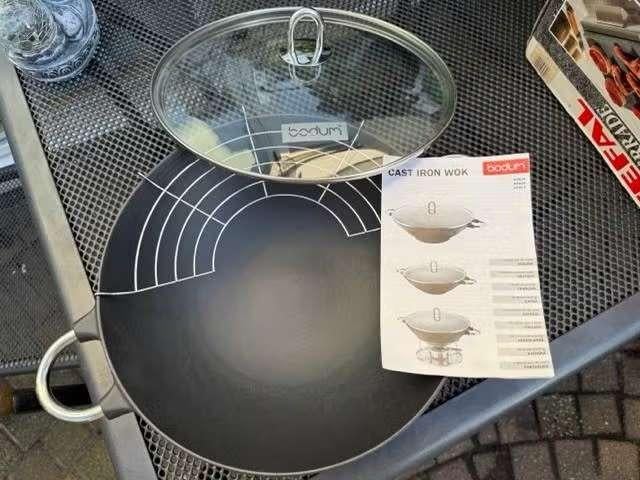 Bodum Wokpan, Huis en Inrichting, Ophalen, Nieuw, Overige materialen, Wok