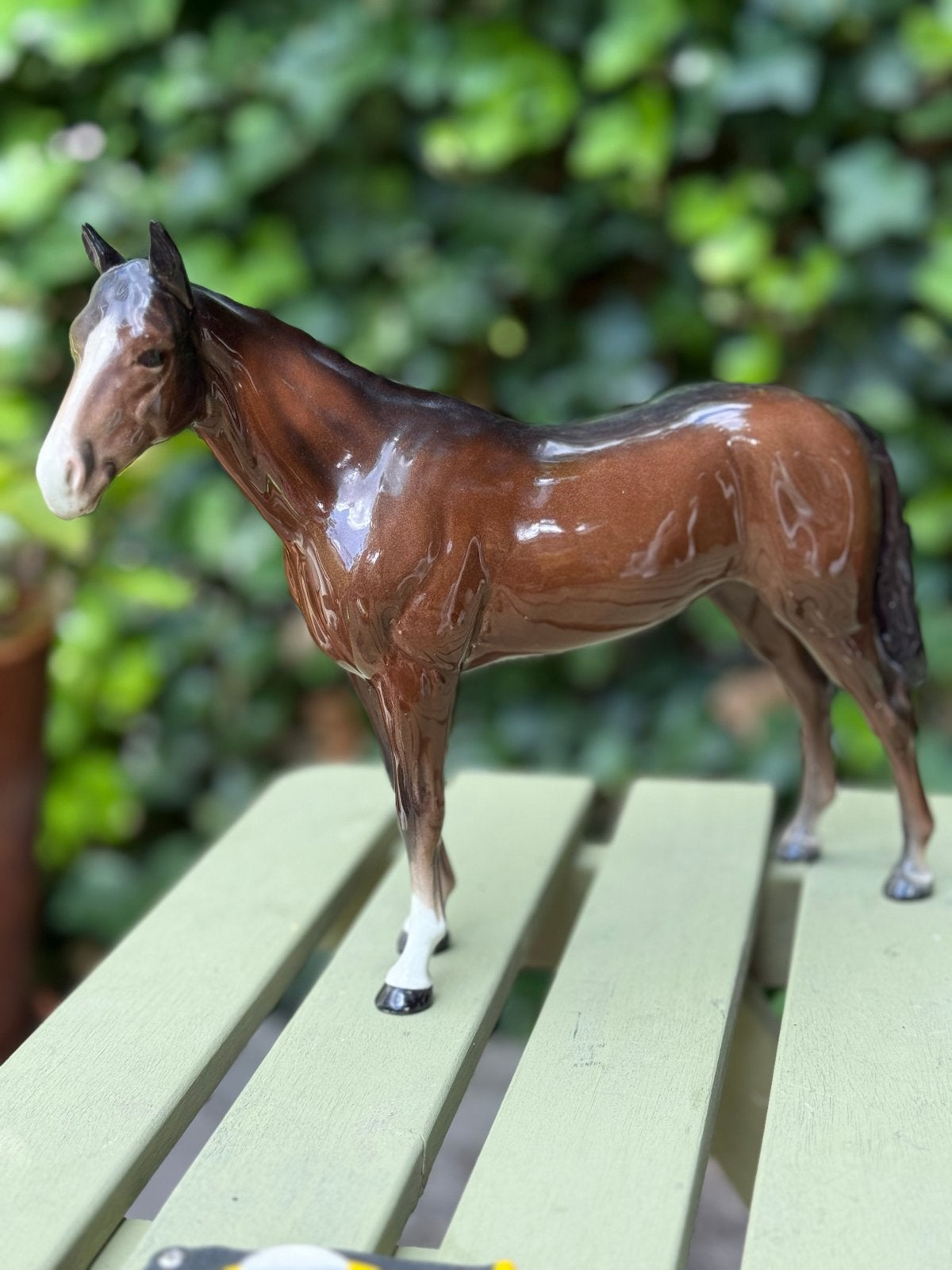 Beswick paard beeld - 20 cm hoog l, Ophalen of Verzenden