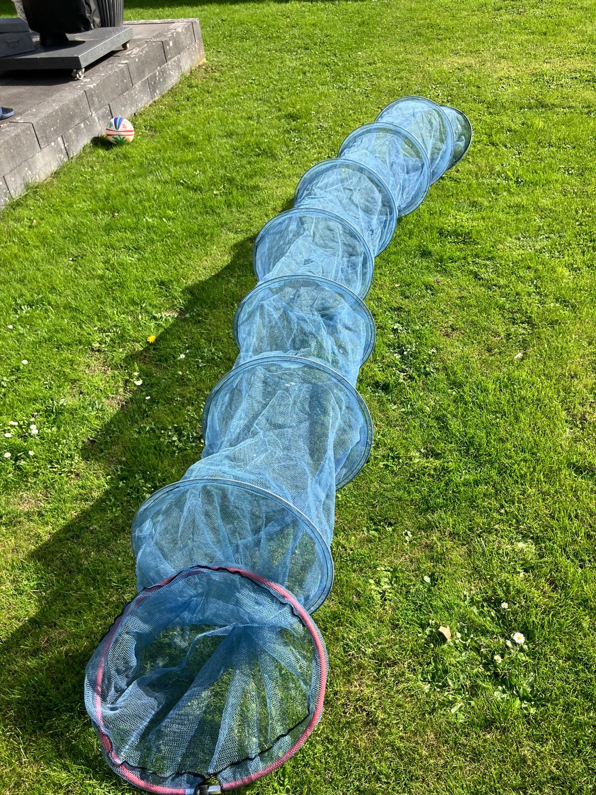 Leefnet voor de wedstrijd Visser, 4 meter lang, Watersport en Boten, Ophalen of Verzenden, Zo goed als nieuw, Net of Fuik