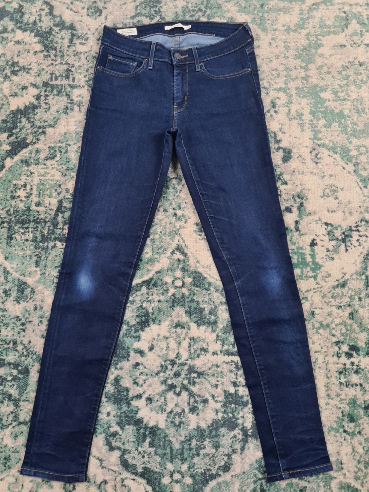 Levi's 711 skinny fit W27 L32 WMN Tulsi2732 Blauw, Blauw, Ophalen of Verzenden, W27 (confectie 34) of kleiner, Gedragen