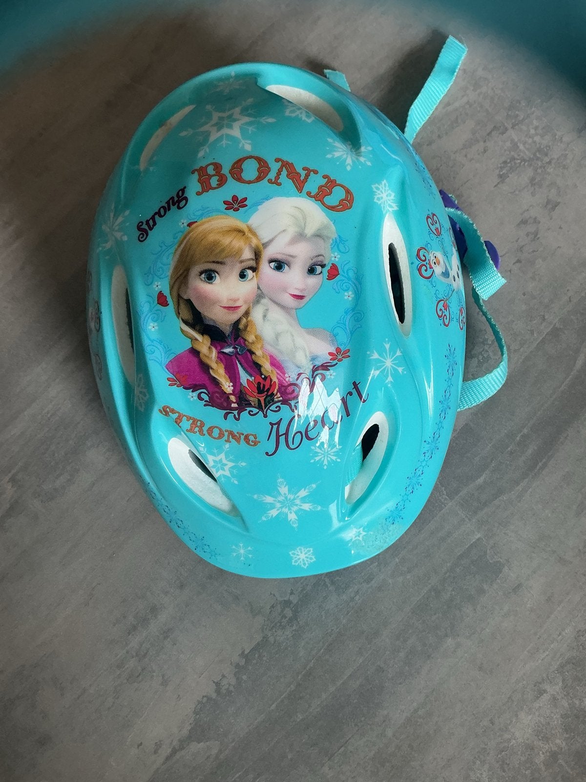 Frozen fietshelm voor kinderen - Anna en Elsa, Ophalen of Verzenden, Gebruikt, Overige maten, Meisje