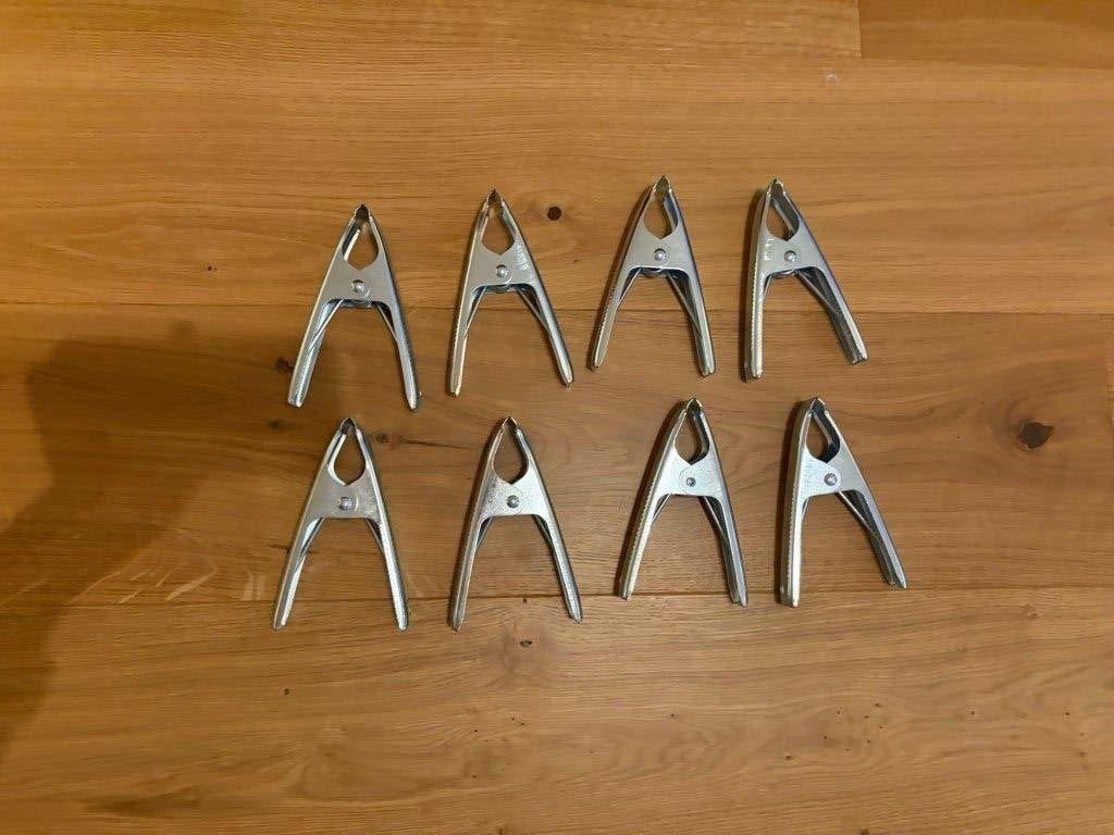 8 zeilklemmen NIEUW, 15 cm, Ophalen of Verzenden, Nieuw