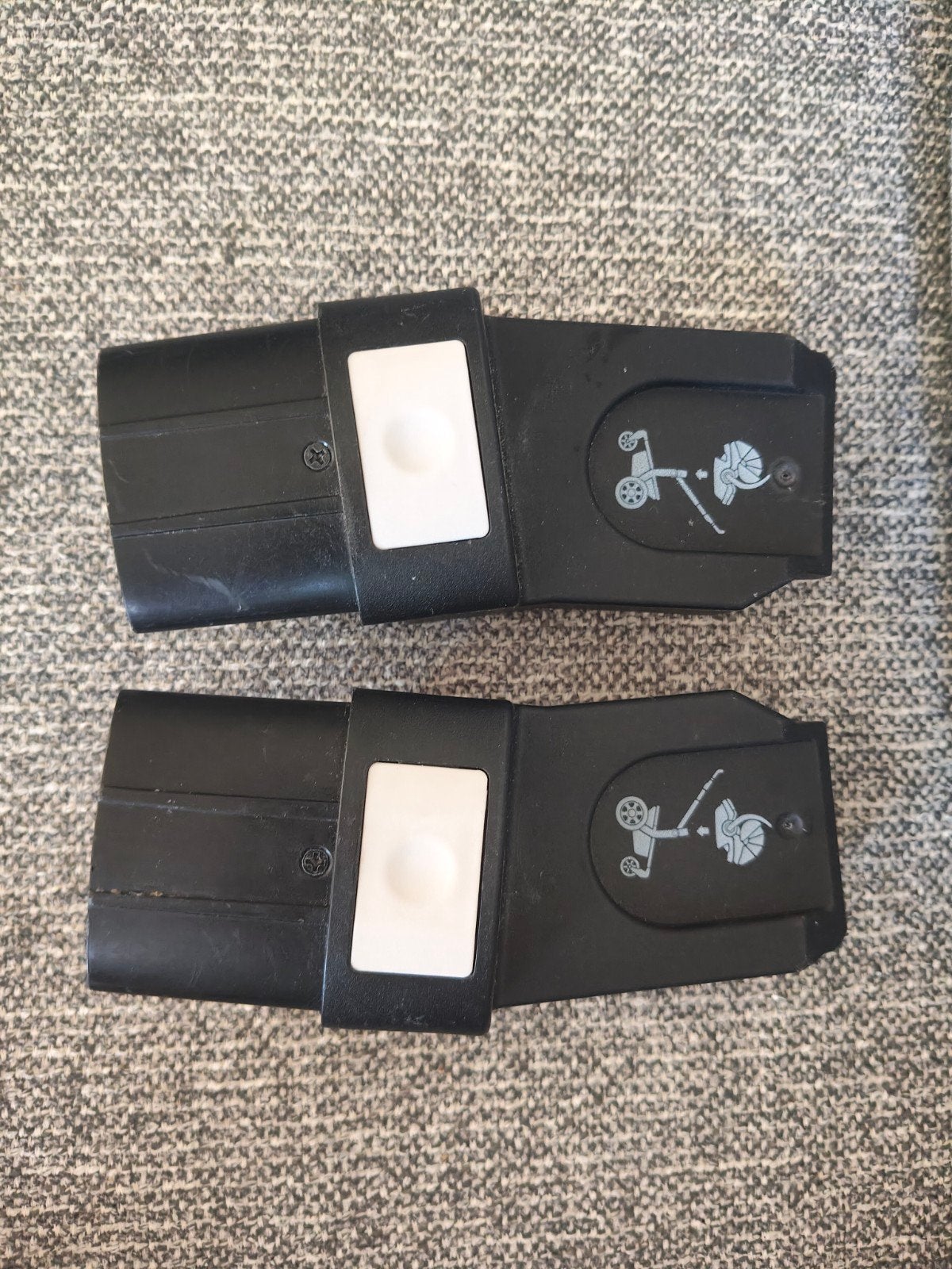 Adapters voor kinderwagen/autostoel, Ophalen, Gebruikt