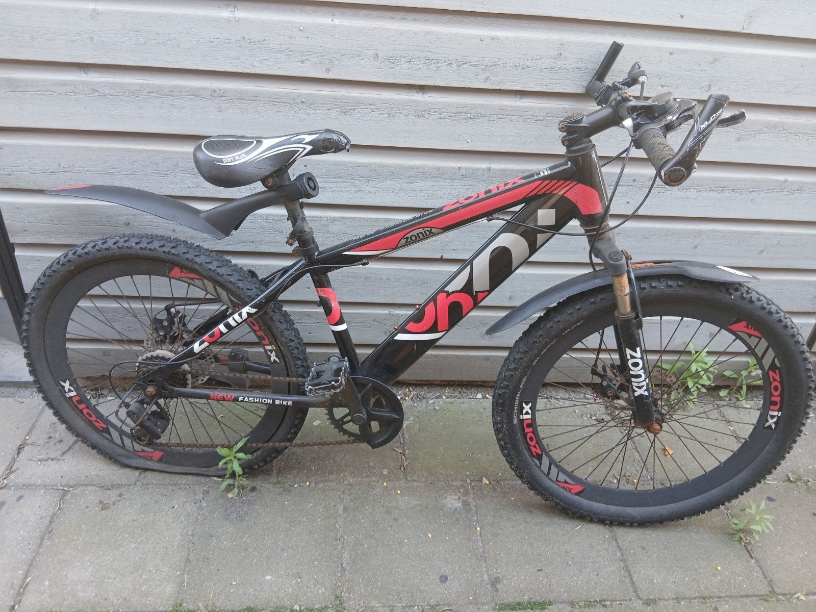 24 inch ZONIX fiets opknapper, Overige merken, Gebruikt, Versnellingen, Schijfrem