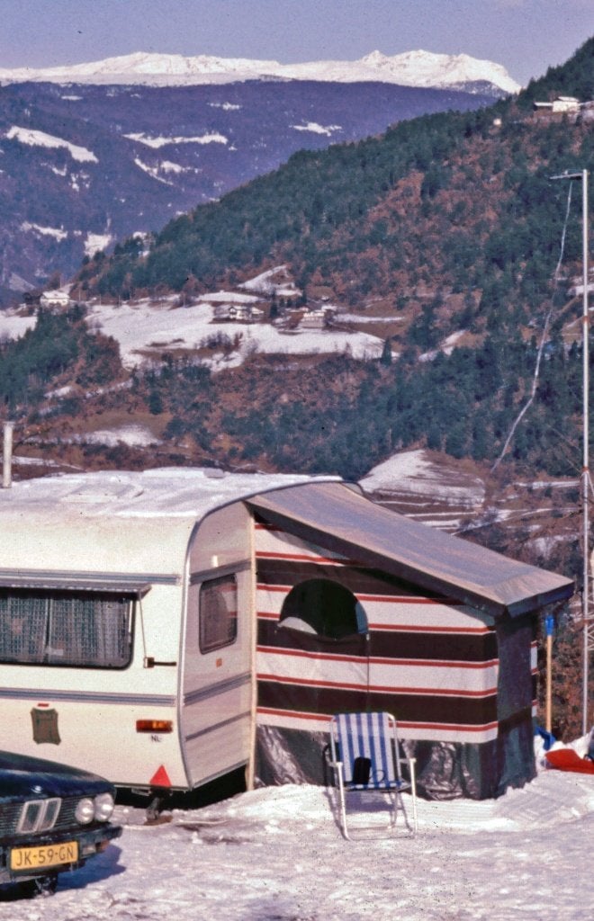 wintertent caravan, Ophalen, Zo goed als nieuw