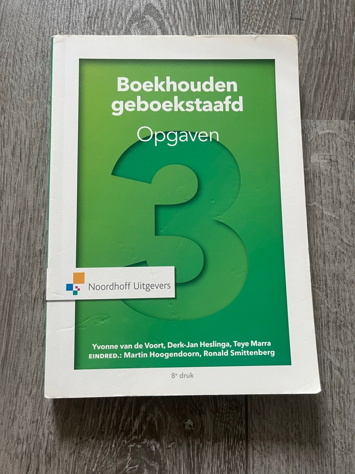 Boekhouden geboekstaafd 3 Opgavenboek 8e druk, Ophalen of Verzenden, Gamma, Gelezen, HBO