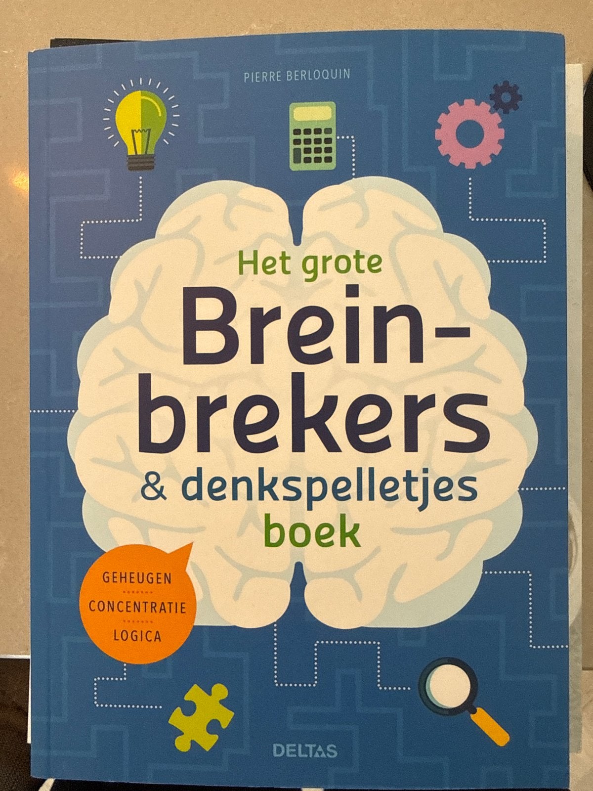 Het grote Breinbrekers & Denkspelletjes Boek, Ophalen, Zo goed als nieuw, Puzzelboek