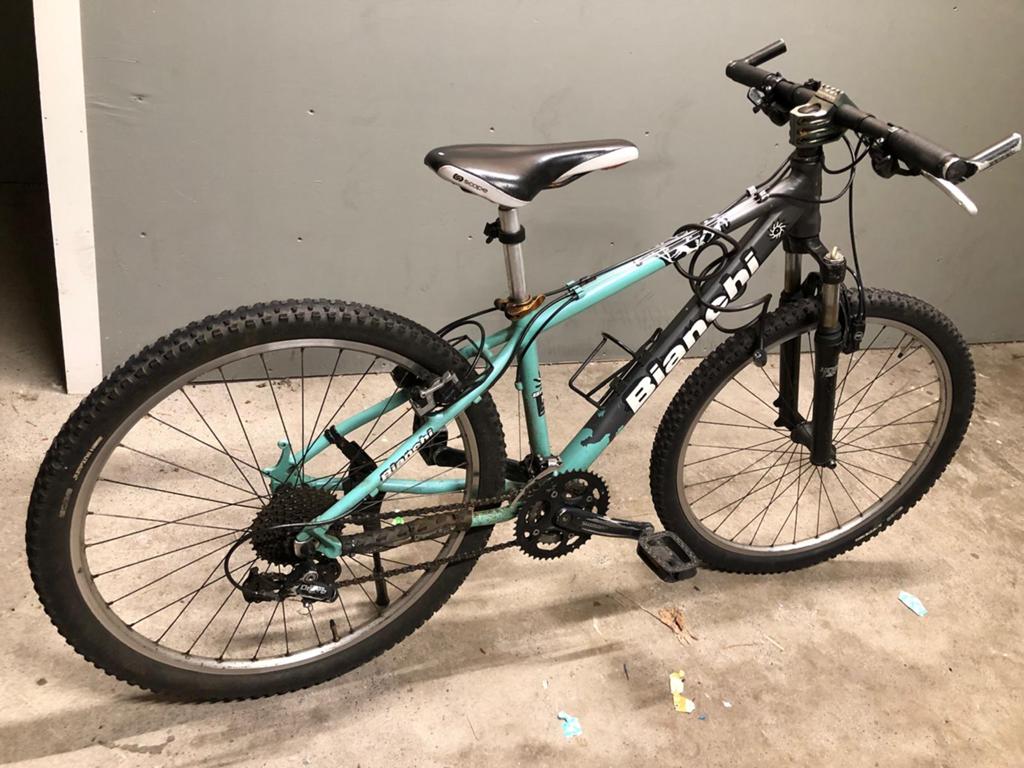 Bianchi Mountainbike, Fietsen en Brommers, Fietsen | Mountainbikes en ATB, Gebruikt, Hardtail, Velgrem, Ophalen