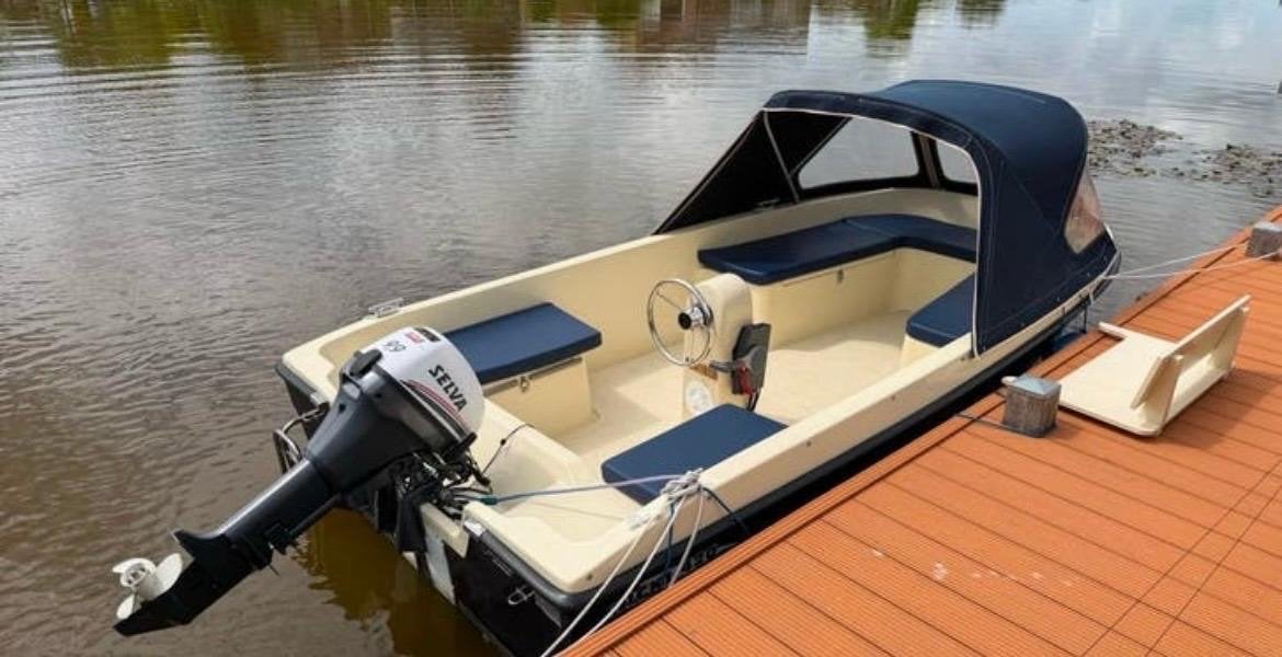 Nette consoleboot met Selva 9.9 pk buitenboordmotor, Watersport en Boten, Motorboten en Motorjachten, Overige merken, Gebruikt