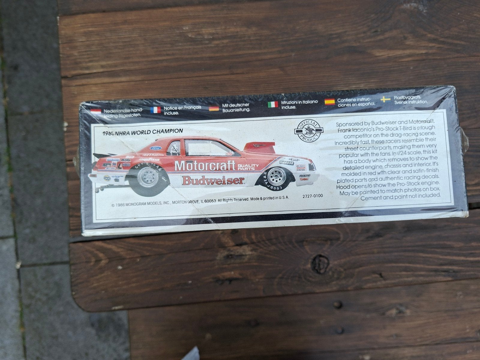 Monogram Budweiser Motorcraft Pro-Stock T-Bird Modelkit, Hobby en Vrije tijd, Ophalen, Auto, 1:32 tot 1:50, Nieuw