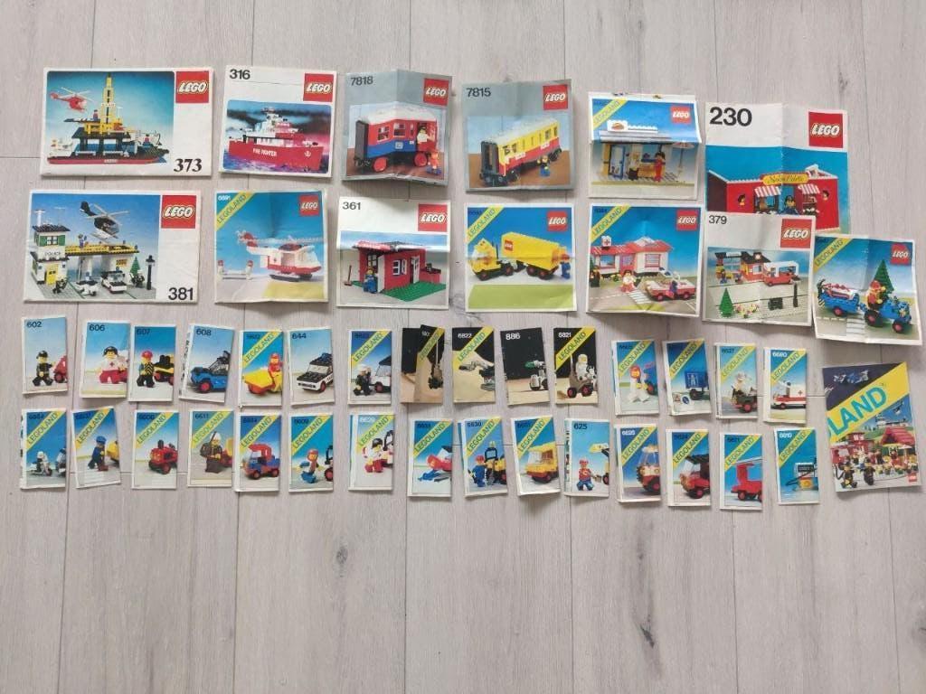 Verzameling oude lego instructies - 43 stuks, Kinderen en Baby's, Speelgoed | Duplo en Lego, Ophalen of Verzenden, Gebruikt
