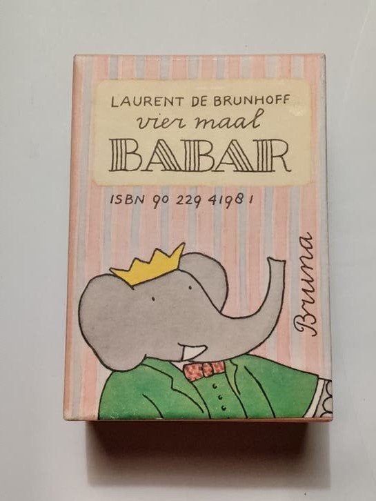 Babar 4 maal: Lucht, Aarde, Water, Vuur - Laurent de Brunh, Boeken, Ophalen of Verzenden, Zo goed als nieuw, Laurent de Brunhoff