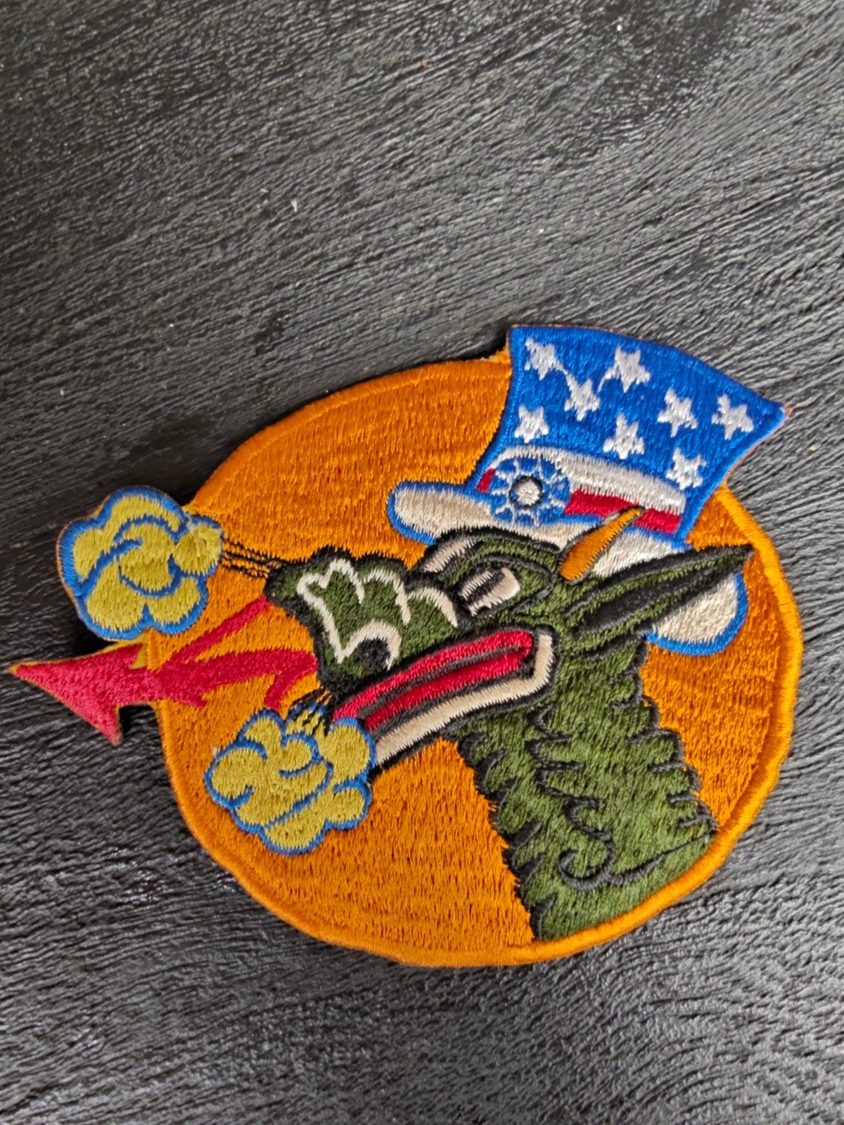 WW 2 US Army Air Force 28th Fighter Squadron Patch remake ja, Verzamelen, Ophalen of Verzenden, Luchtmacht, Amerika, Embleem of Badge