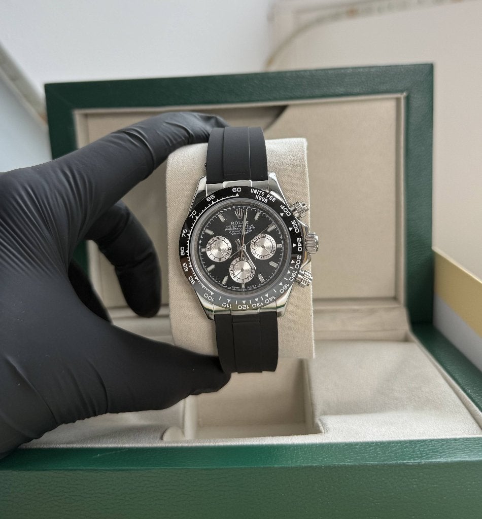 Rolex Daytona 40MM oysterflex, Staal, Rolex, Polshorloge, Nieuw