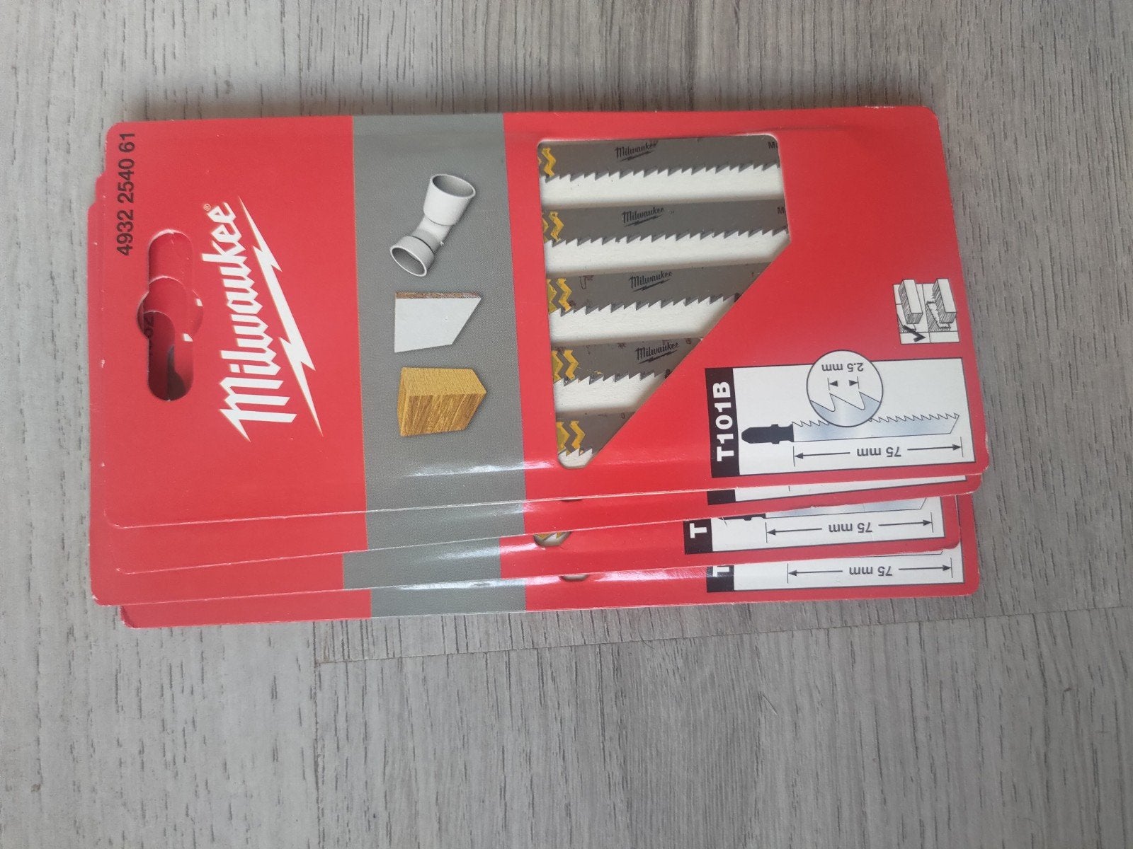 Milwaukee T101B Decoupeerzaagjes - (4 Stucks), Doe-het-zelf en Verbouw, Gereedschap | Handgereedschap, Ophalen of Verzenden, Nieuw
