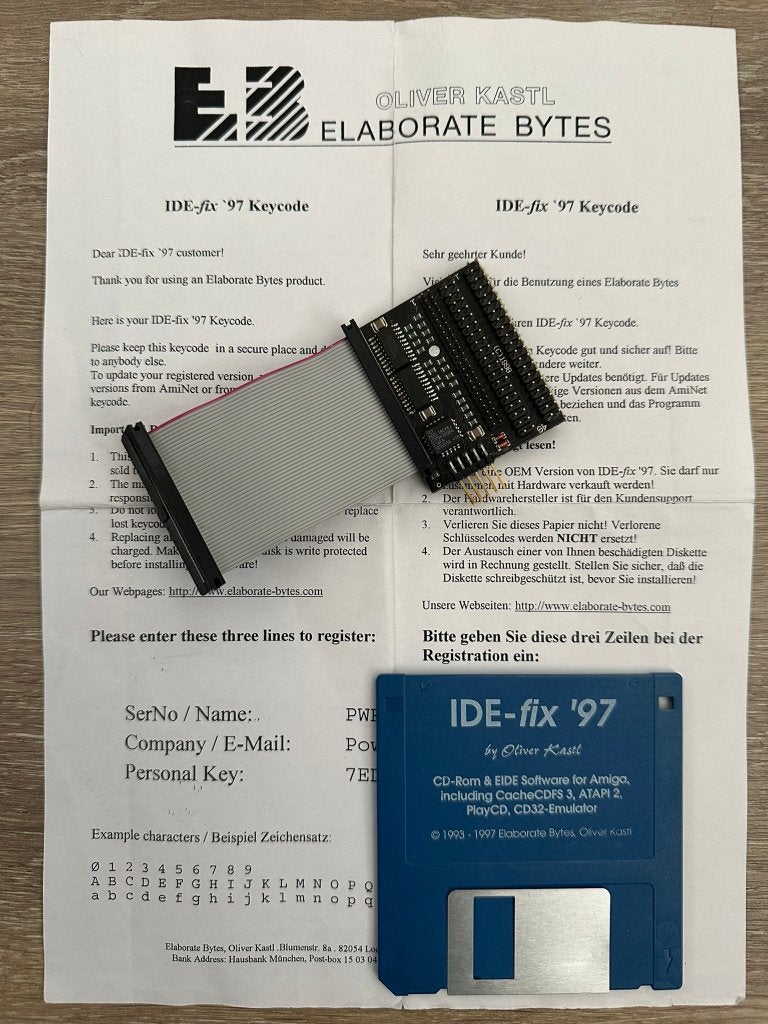 Amiga IDE-Fix Adapter – Individual Computers, Computers en Software, Vintage Computers, Ophalen of Verzenden
