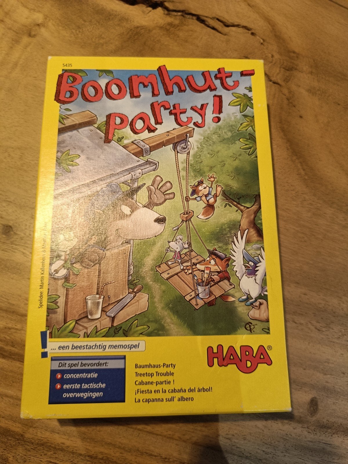 HABA Boomhut Party! Gezelschapsspel - Zo goed als nieuw, Drie of vier spelers, Ophalen of Verzenden, Zo goed als nieuw, HABA