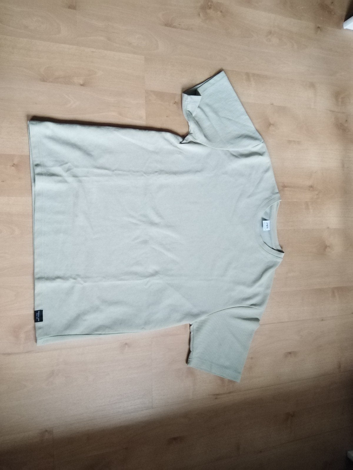 T-shirt Zara geribbeld, Zara, Maat 48/50 (M), Ophalen of Verzenden, Zo goed als nieuw
