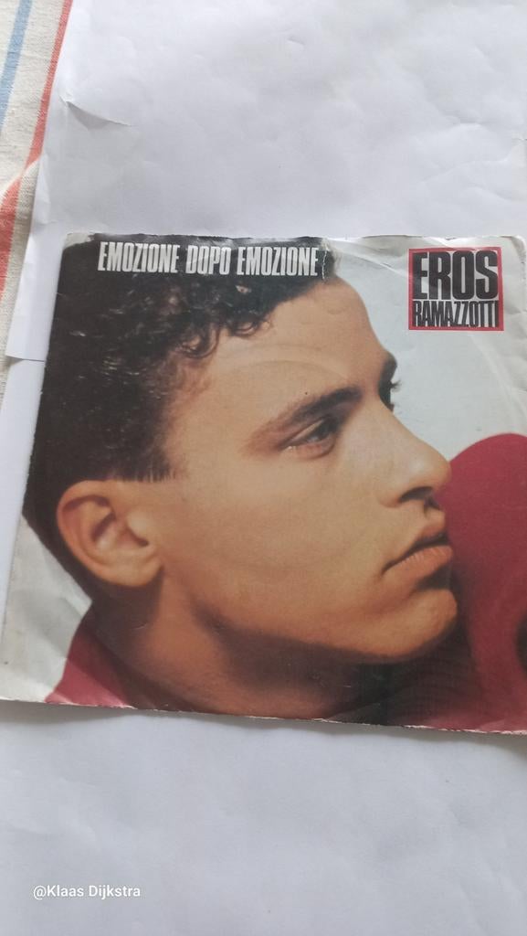 Eros Ramazzotti - Emozione Dopo Emozione vinyl single, Cd's en Dvd's, Vinyl Singles, Ophalen of Verzenden, Zo goed als nieuw