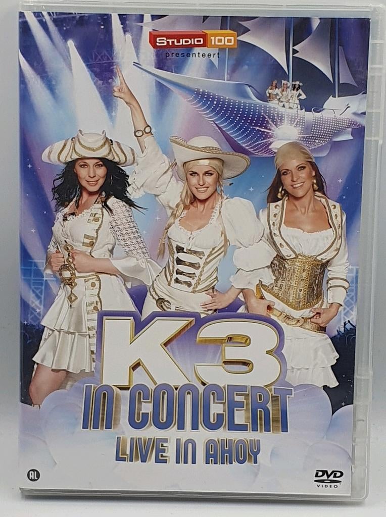 Te koop: K3 In Concert Live in Ahoy DVD - Studio 100, Alle leeftijden, Ophalen of Verzenden, Gebruikt, Muziek en Concerten
