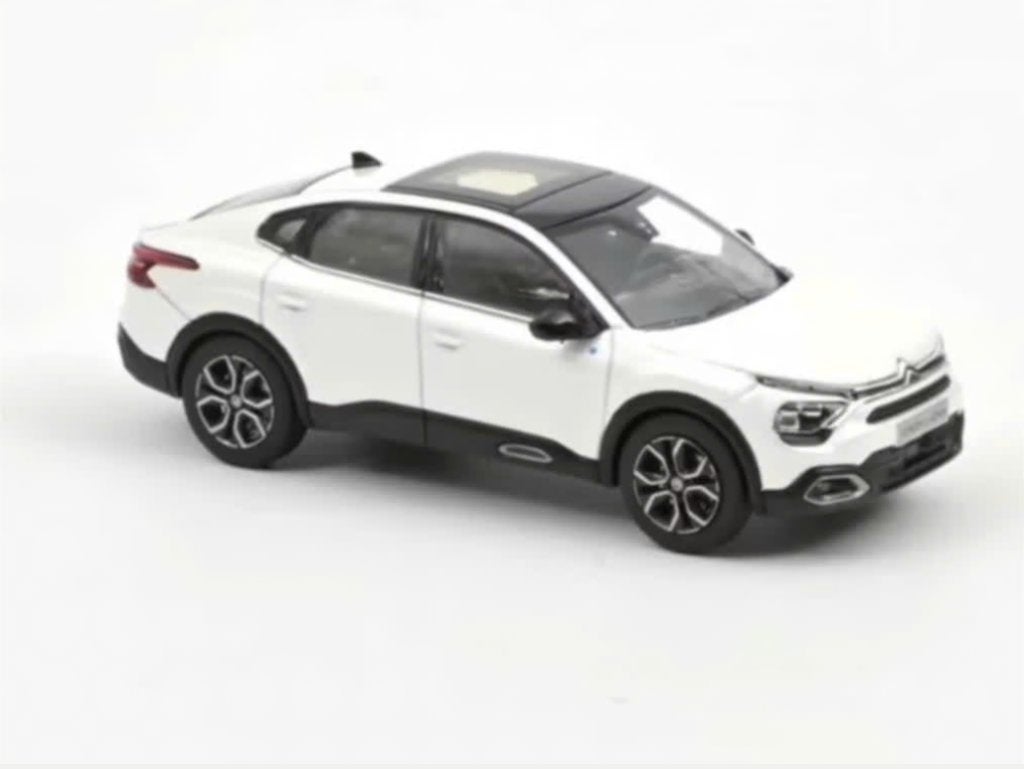 Citroen e-C4 X 2023 Pearl Wit schaal 1:43 NOREV ref. 155480, Verzenden, Nieuw, Auto, Norev