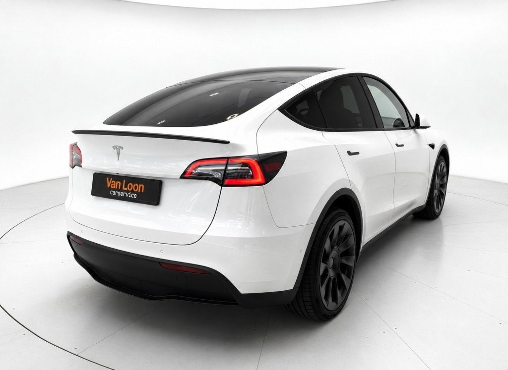 Tesla Model Y Std Range 299PK/Leder/Yoke stuur/Performance s, Auto's, Automaat, Adaptive Cruise Control, 0 cilinders, Gebruikt