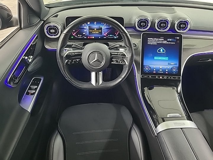 Mercedes-Benz C-Klasse 180 AMG Line 1e-Eig. & Dealer-Onderh, Auto's, Mercedes-Benz, 12 maanden, Leder en Stof, Zwart, Origineel Nederlands