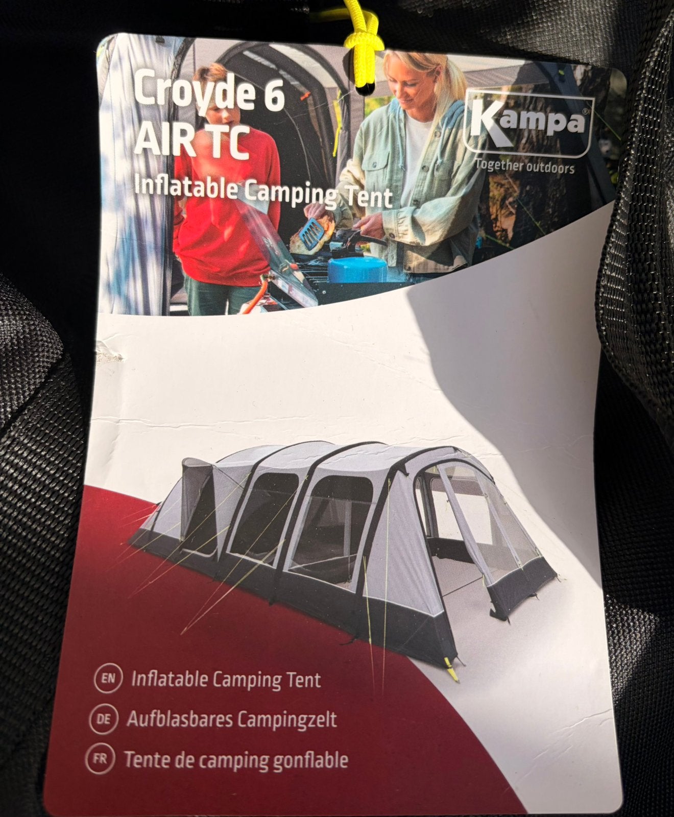 croyde 6 AIR TC Inflatable Camping Tent, Ophalen, Zo goed als nieuw, Tot en met 3