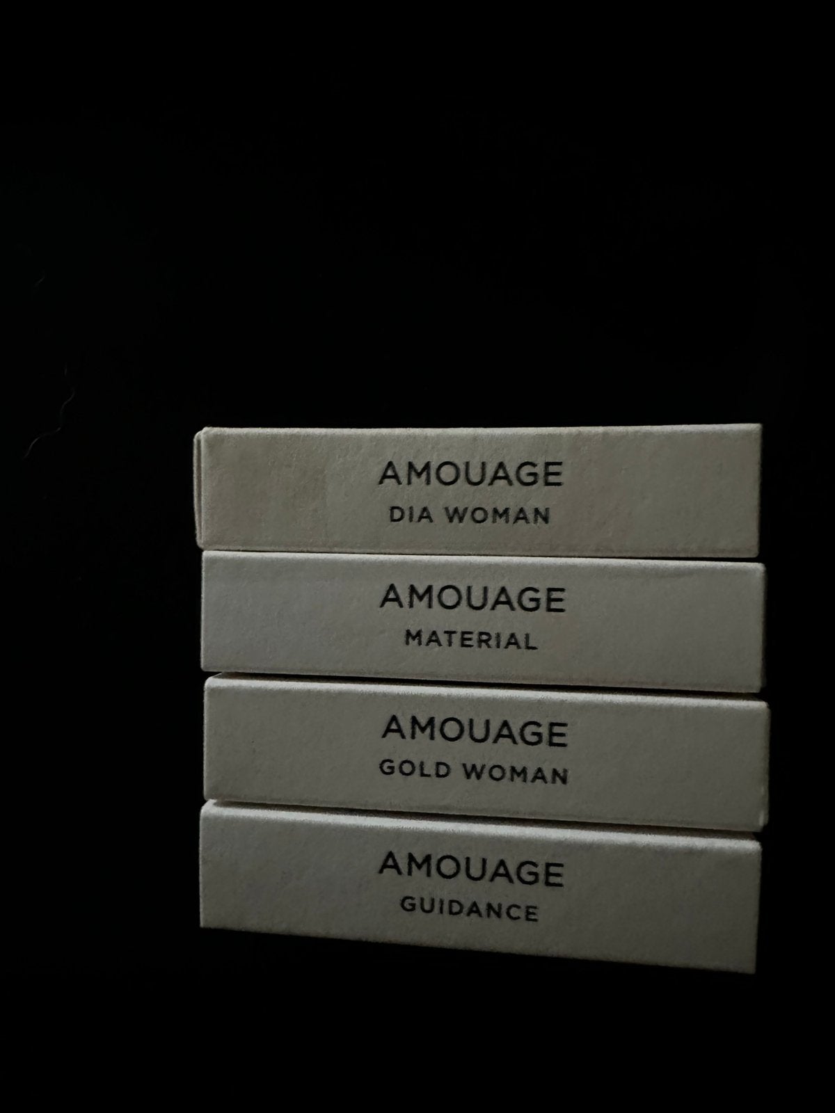 Amouage 4 flesjes van  2 ml origineel niche parfum, Verzenden, Nieuw