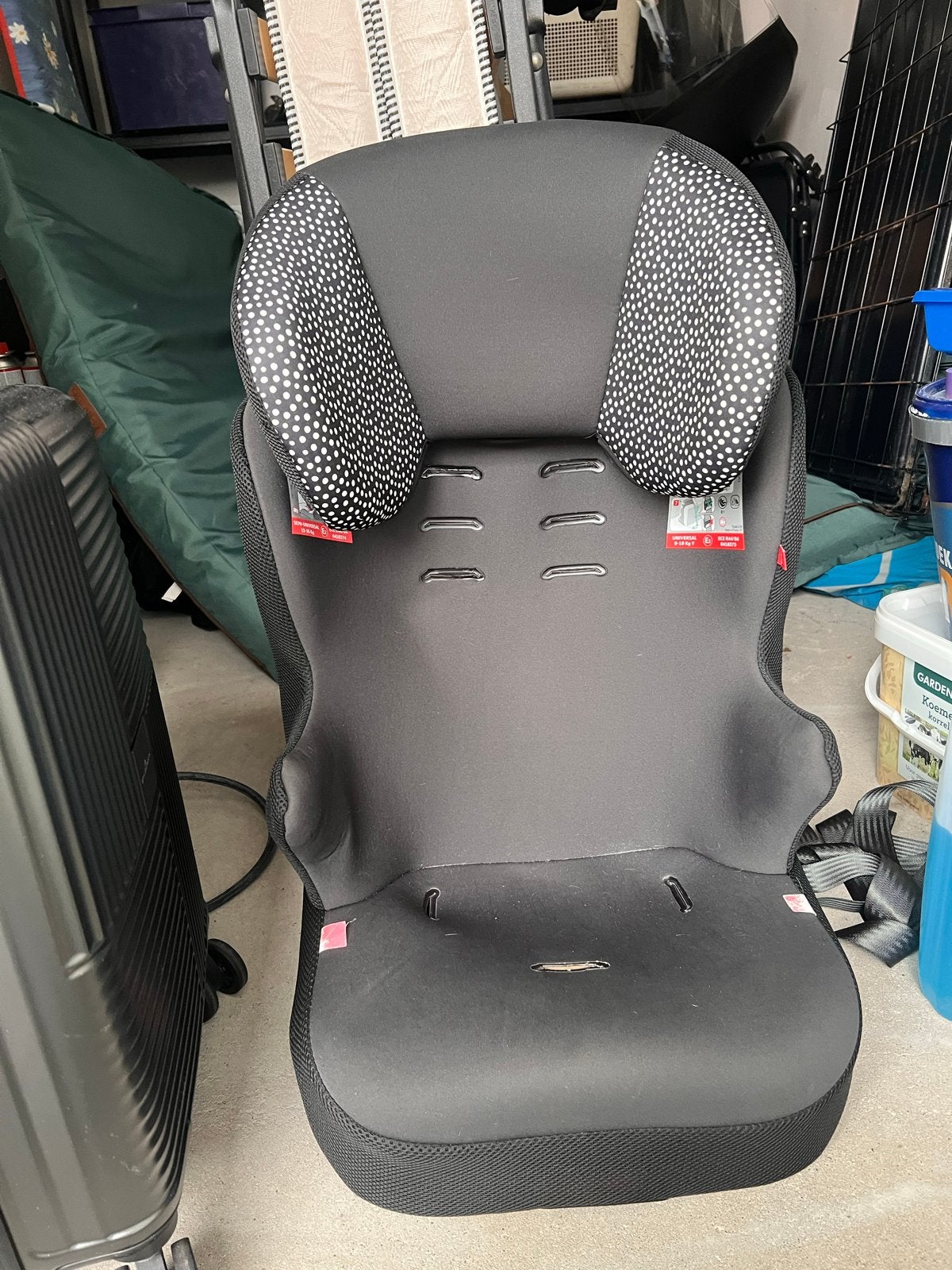 Autostoel 9-18 kg met i-fix van HEMA, Gebruikt, 9 t/m 18 kg, Zijbescherming, Isofix