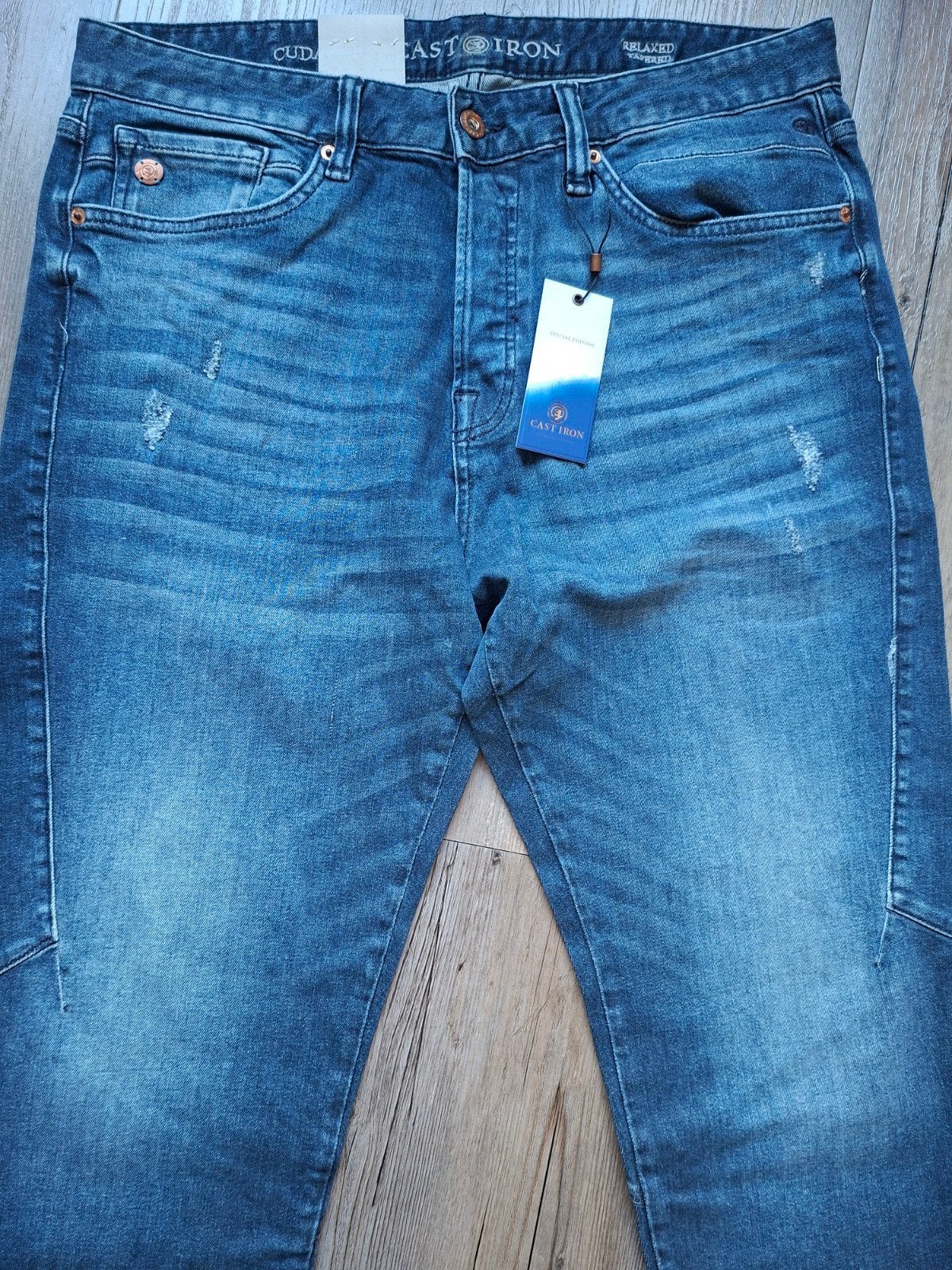 CAST IRON jeans W34 L34, Blauw, Nieuw, Ophalen of Verzenden, W33 - W34 (confectie 48/50)