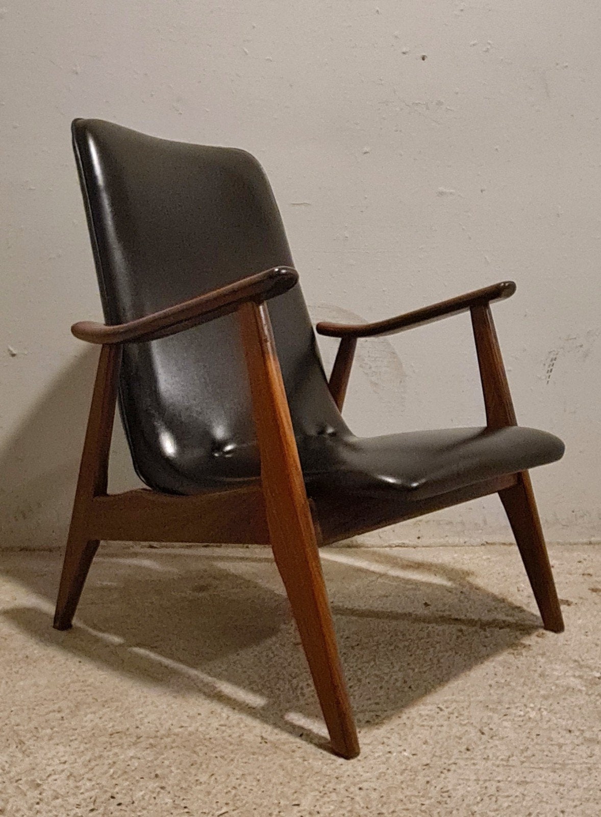 Vintage, design fauteuil Louis van Teeffelen. Jaren 60, Huis en Inrichting, Fauteuils, Ophalen, Wébé, Louis van Teeffelen