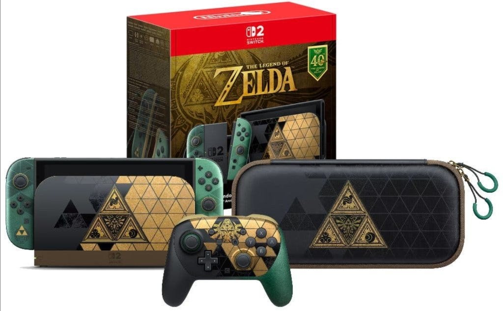 Nintendo Switch 2 Zelda 40th Anniversary Edition Bundel!!!, Switch OLED, Met games, Met 2 controllers, Nieuw