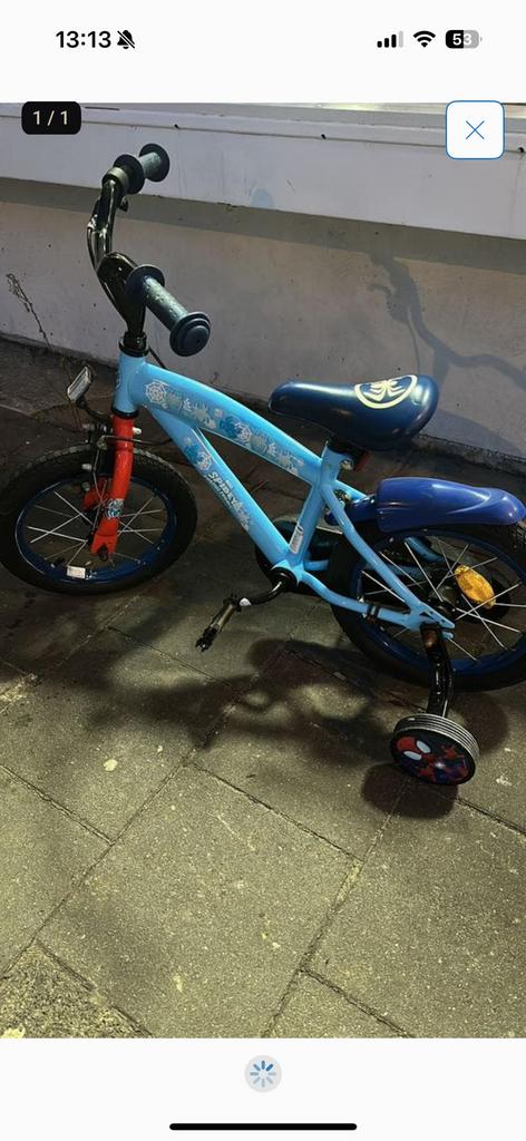 Jongens kinderfiets, Fietsen en Brommers, Fietsen | Kinderfietsjes, Ophalen of Verzenden, Zo goed als nieuw, Minder dan 16 inch