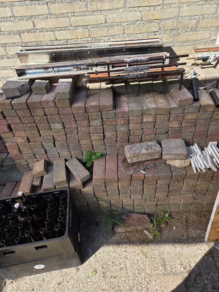 sierbestrating en siertegels, Tuin en Terras, Ophalen, Gebruikt, Klinkers, Minder dan 5 m²