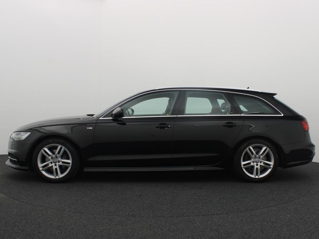 Audi A6 Avant 1.8 TFSI ultra S line Edition AUTOMAAT / TREKH, Auto's, Lichtsensor, Leder en Stof, Zwart, Origineel Nederlands