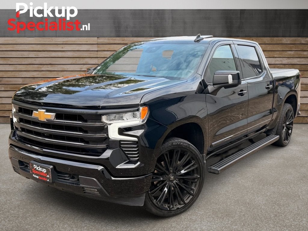 Chevrolet Silverado High Country 6.2 V8 426PK , DIKSTE VAN N, Auto's, Automatische klimaatregeling, 426 pk, Zwart, SUV of Terreinwagen