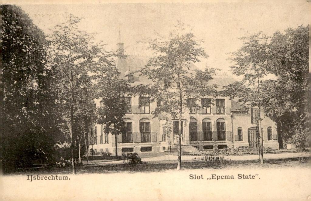 IJsbrechtum Slot Epema State # 392, Verzenden, Voor 1920, Gelopen, Friesland