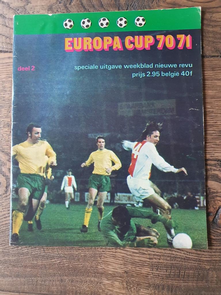 Europa Cup  1970 - 1971  deel 2, Boeken, Gelezen, Ed van Opzeeland, Ophalen of Verzenden, Balsport