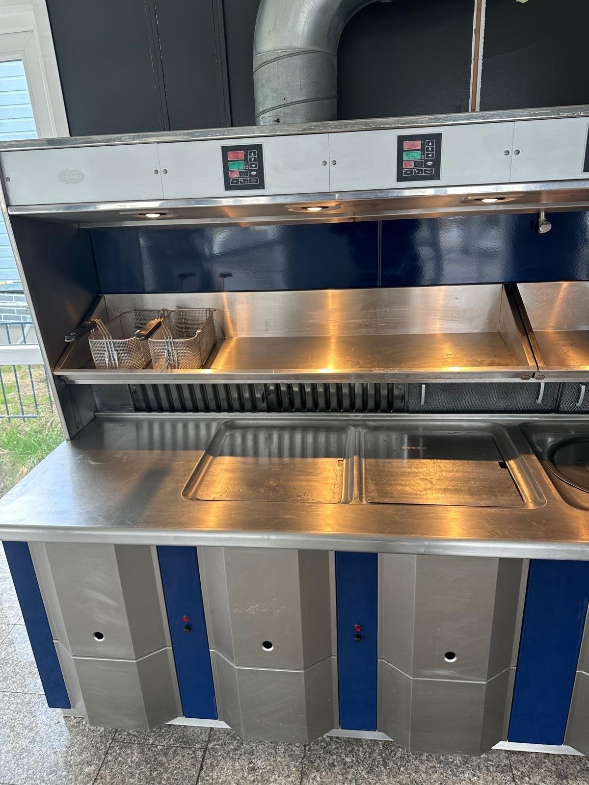 Rubbens Professionele Frituurlijn / Complete Snackwand, Ophalen, Gebruikt, Fornuis, Frituur en Grillen