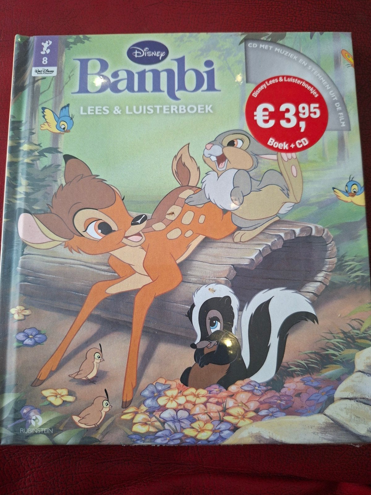 Disney Bambi Lees & Luisterboek met CD - Nieuw, Jongen of Meisje, Nieuw, Ophalen of Verzenden, Voorleesboek