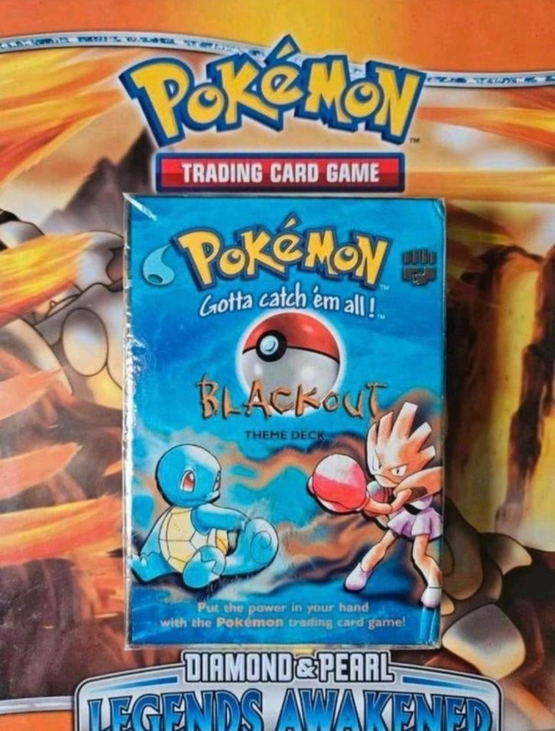 Pokemon Blackout theme deck Engels factory sealed, Ophalen, Nieuw, Speeldeck, Foil