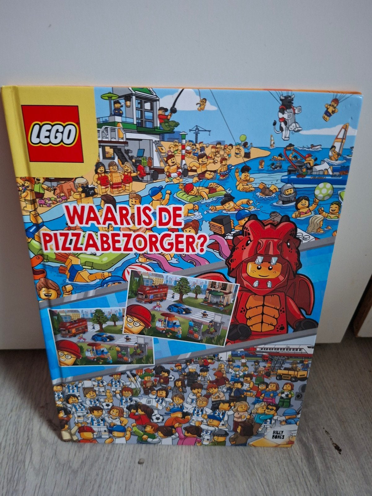 LEGO Waar is de Pizzabezorger? Zoekboek, Ophalen of Verzenden, Zo goed als nieuw, Billy Bones, Non-fictie