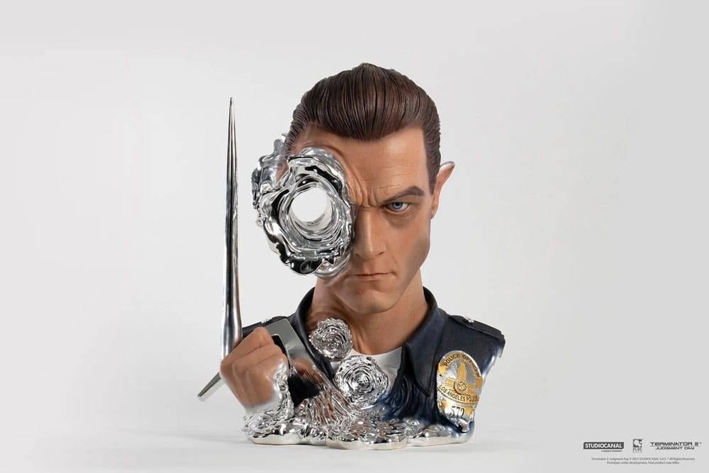 Pure Arts Terminator 2 T-1000 life-size Bust Deluxe, West Campus 1 76863 Herxheim (DE), Heo GmbH, Nieuw, Ophalen of Verzenden