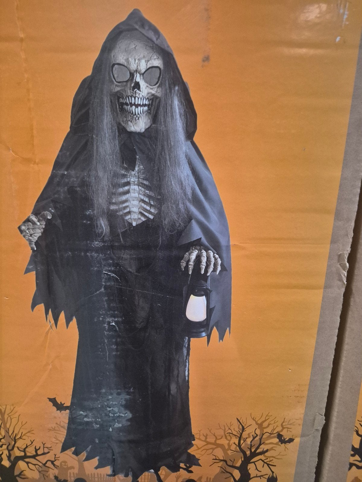 staande reaper met lantaarn, Ophalen of Verzenden, Nieuw, Versiering, Halloween of Griezel